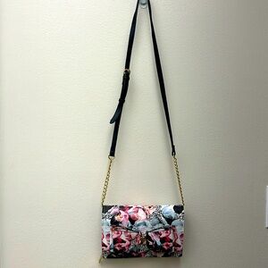 Betsey Johnson Floral Printed Crossbody Wallet/Purse